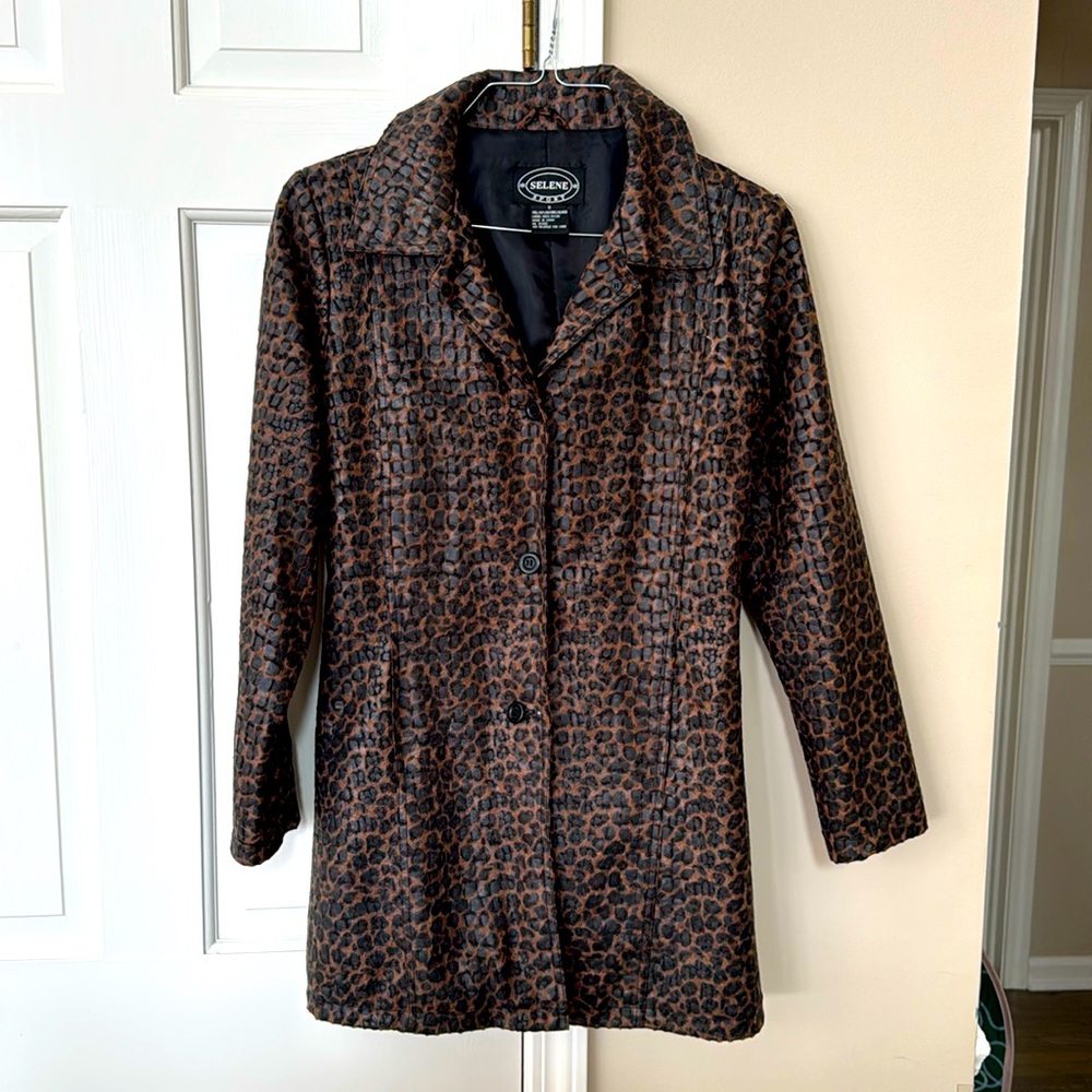 Selene Sport, Leopard Print, Raincoat, Small
